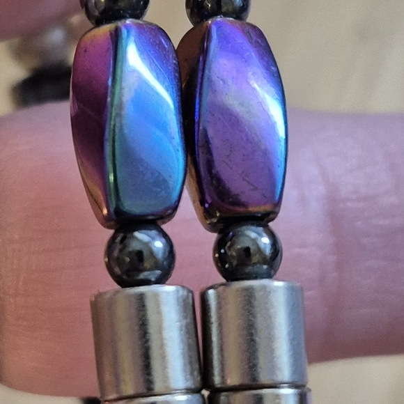 Fairycore Magnetic Hematite Bracelet Whimsygoth - Picture 8 of 9